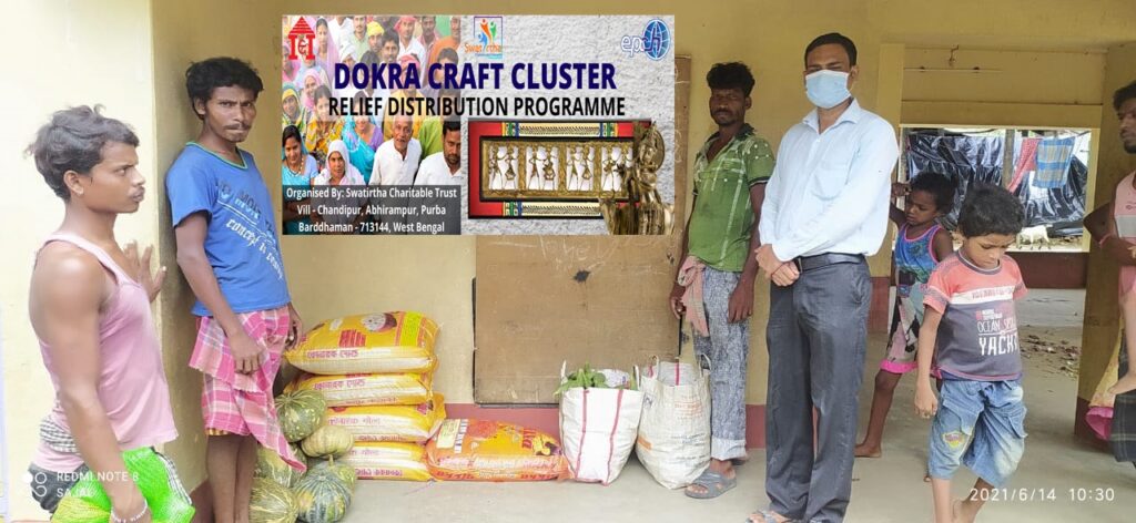 Relief Distribution Programme for 400 Dokra craft artisans